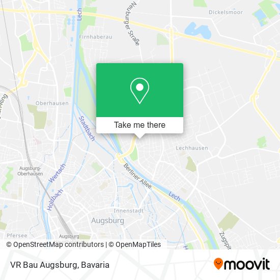 VR Bau Augsburg map