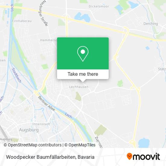 Карта Woodpecker Baumfällarbeiten