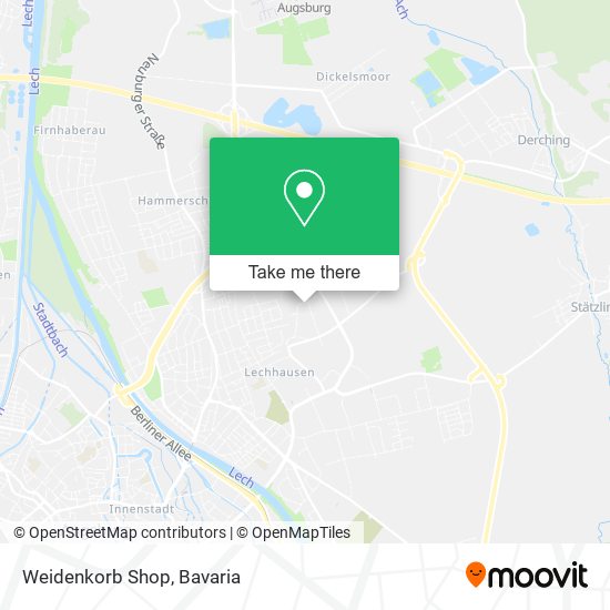 Weidenkorb Shop map