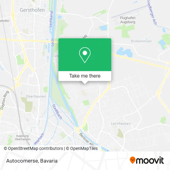Карта Autocomerse