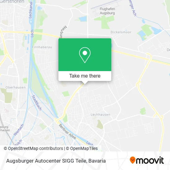 Карта Augsburger Autocenter SIGG Teile