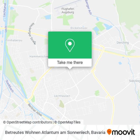 Betreutes Wohnen Atlantum am Sonnenlech map