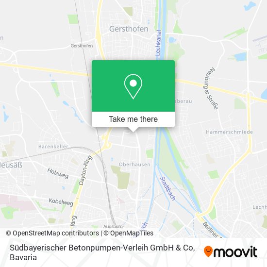 Südbayerischer Betonpumpen-Verleih GmbH & Co map