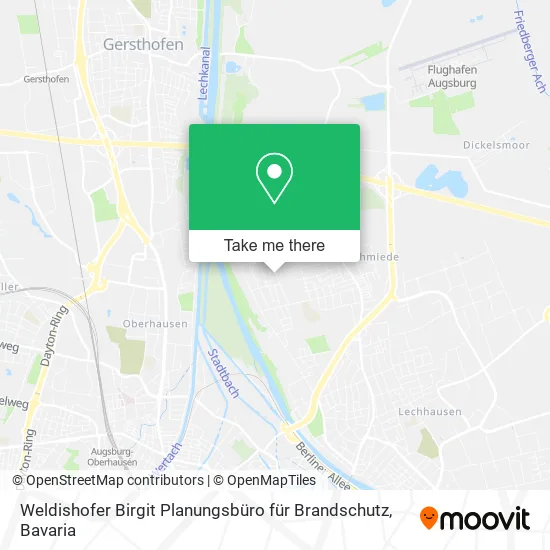 Карта Weldishofer Birgit Planungsbüro für Brandschutz