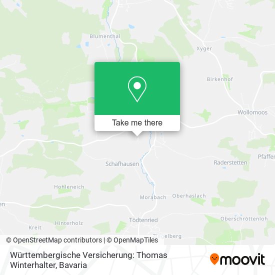 Württembergische Versicherung: Thomas Winterhalter map