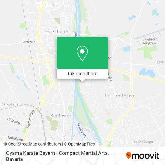 Oyama Karate Bayern - Compact Martial Arts map