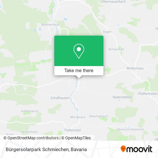 Bürgersolarpark Schmiechen map