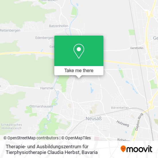 Therapie- und Ausbildungszentrum für Tierphysiotherapie Claudia Herbst map