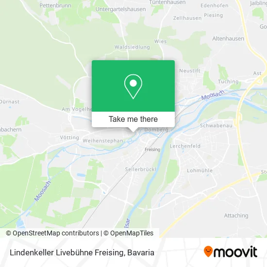 Карта Lindenkeller Livebühne Freising