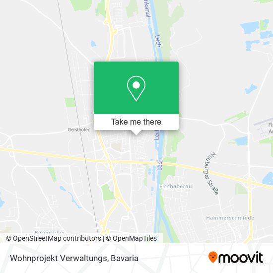 Wohnprojekt Verwaltungs map