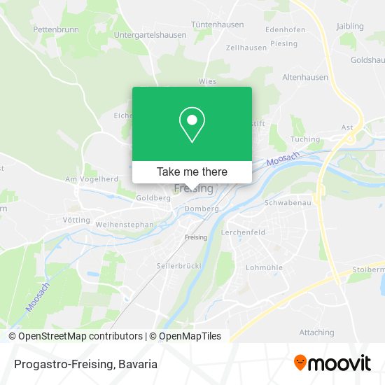 Progastro-Freising map