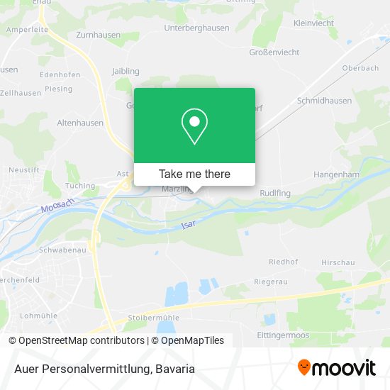 Auer Personalvermittlung map