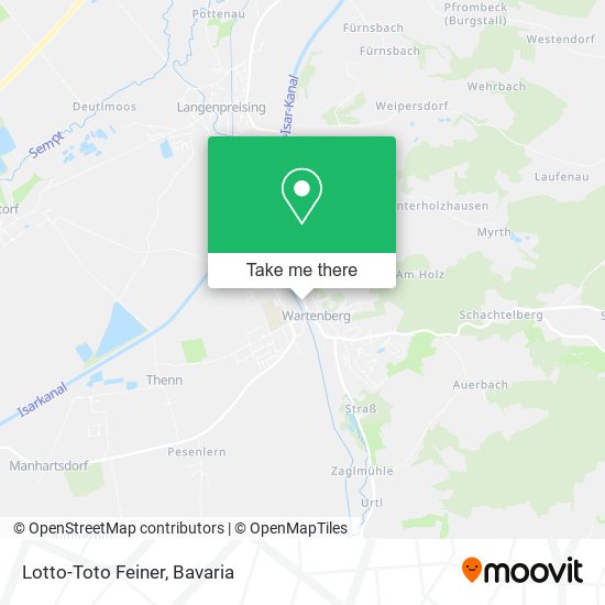 Lotto-Toto Feiner map