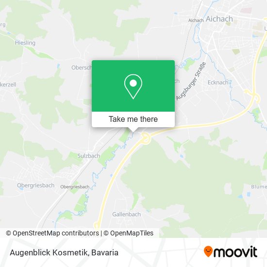 Augenblick Kosmetik map