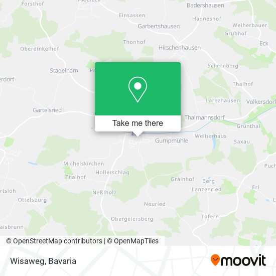 Wisaweg map