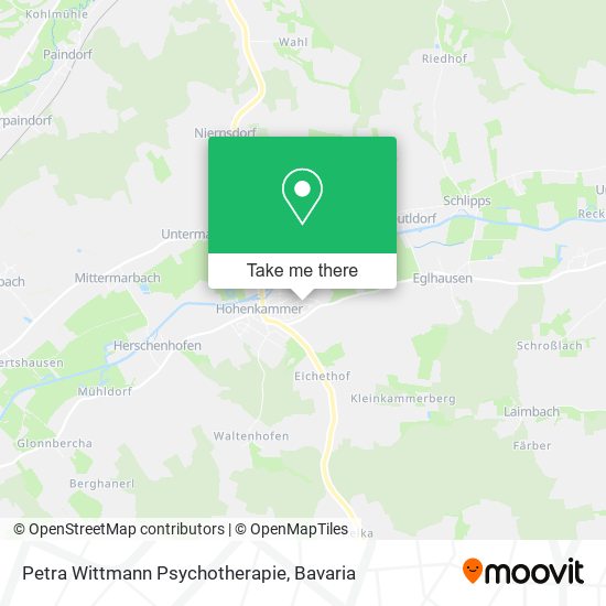 Petra Wittmann Psychotherapie map