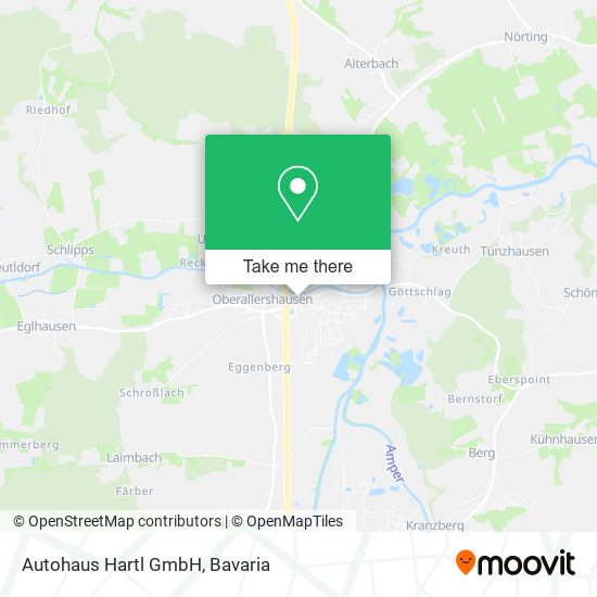 Autohaus Hartl GmbH map