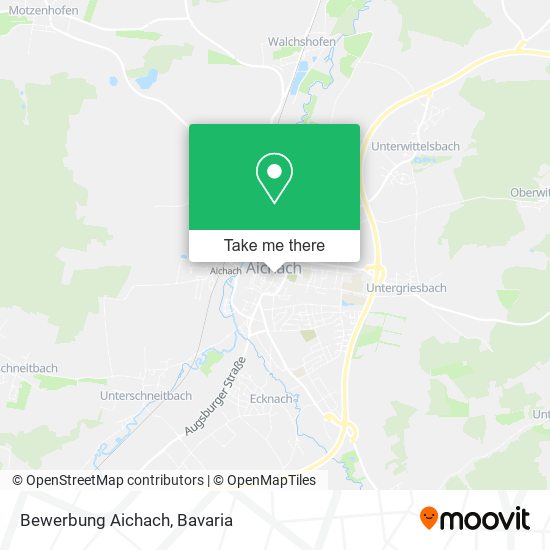 Bewerbung Aichach map