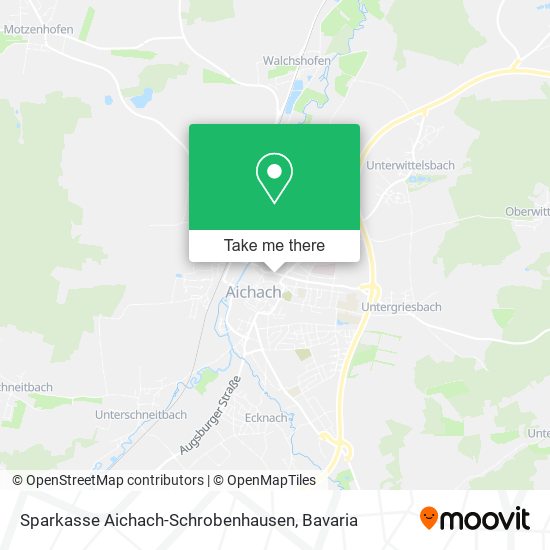 Sparkasse Aichach-Schrobenhausen map