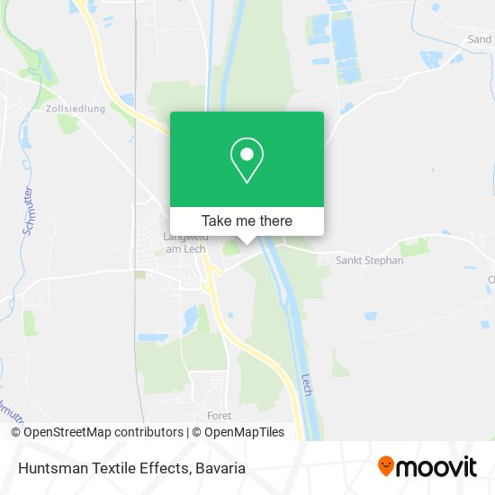 Huntsman Textile Effects map