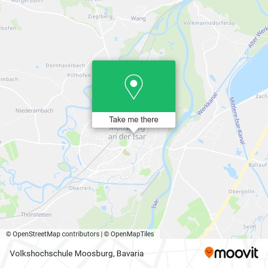 Volkshochschule Moosburg map