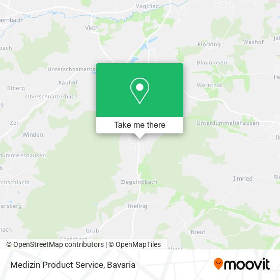 Medizin Product Service map