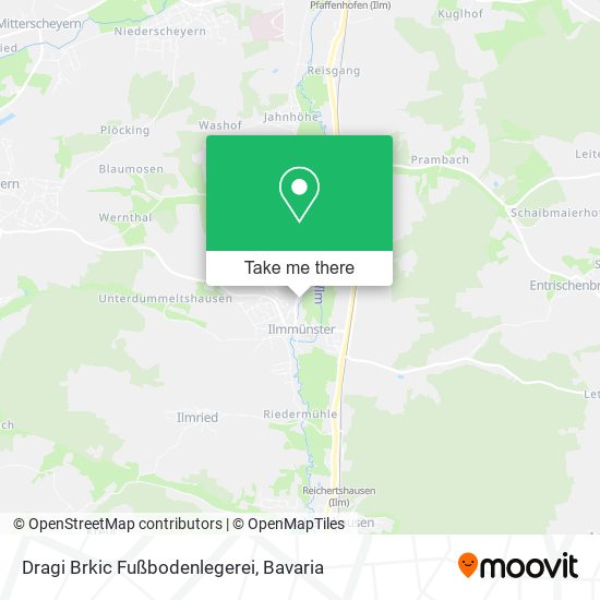 Dragi Brkic Fußbodenlegerei map