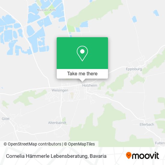 Карта Cornelia Hämmerle Lebensberatung