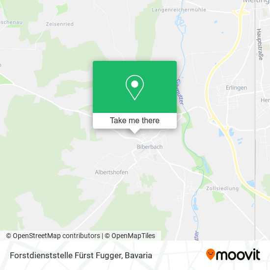Forstdienststelle Fürst Fugger map