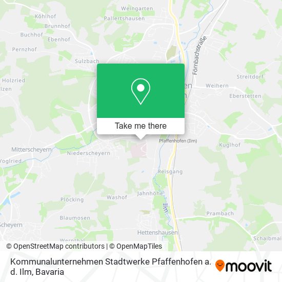 Kommunalunternehmen Stadtwerke Pfaffenhofen a. d. Ilm map