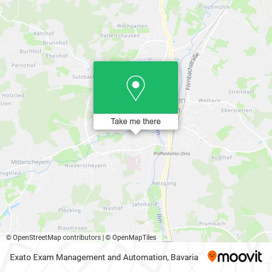 Exato Exam Management and Automation map