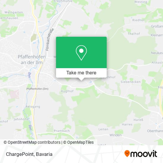 ChargePoint map