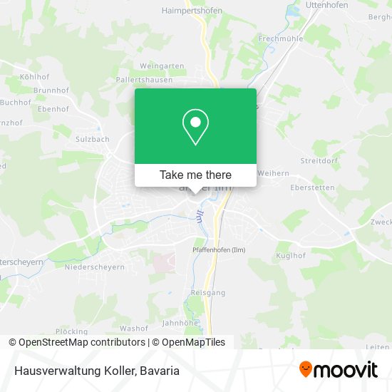 Hausverwaltung Koller map