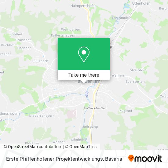 Erste Pfaffenhofener Projektentwicklungs map