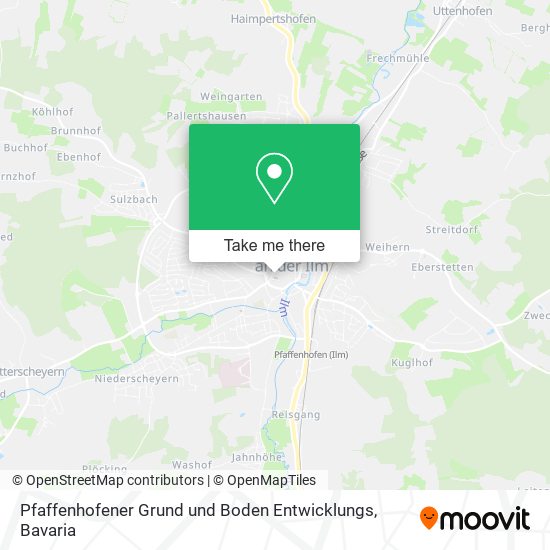 Pfaffenhofener Grund und Boden Entwicklungs map