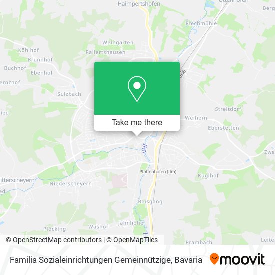 Familia Sozialeinrichtungen Gemeinnützige map