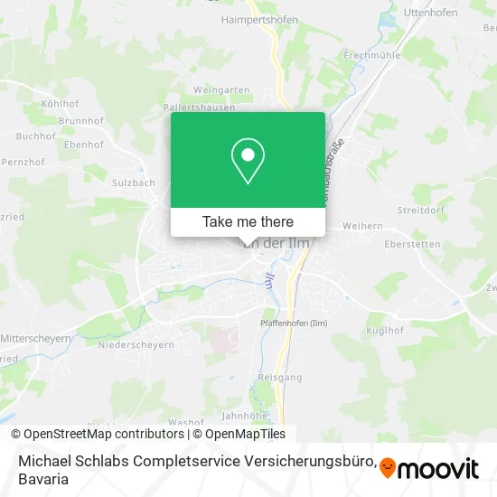 Карта Michael Schlabs Completservice Versicherungsbüro