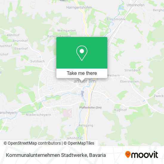 Карта Kommunalunternehmen Stadtwerke