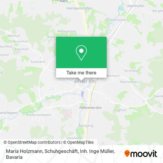 Карта Maria Holzmann, Schuhgeschäft, Inh. Inge Müller