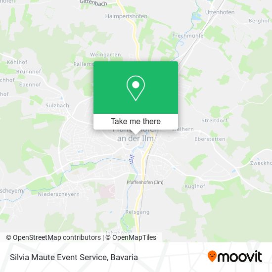 Silvia Maute Event Service map