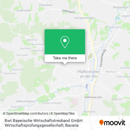 Bwt Bayerische Wirtschaftstreuhand GmbH Wirtschaftsprüfungsgesellschaft map