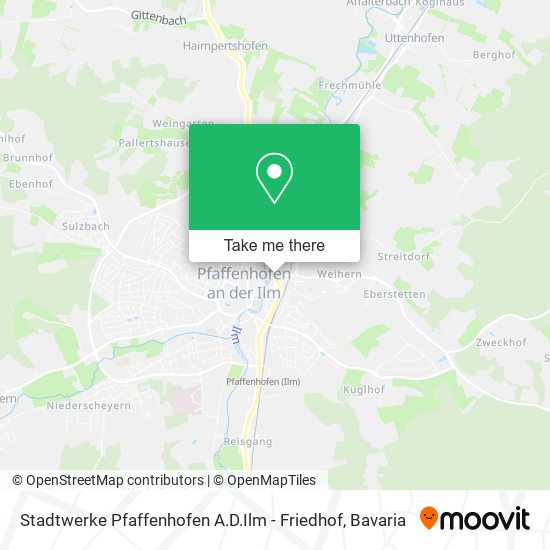 Stadtwerke Pfaffenhofen A.D.Ilm - Friedhof map