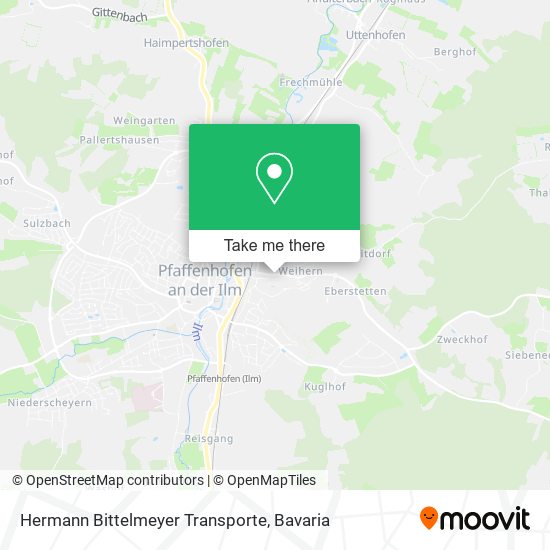 Hermann Bittelmeyer Transporte map