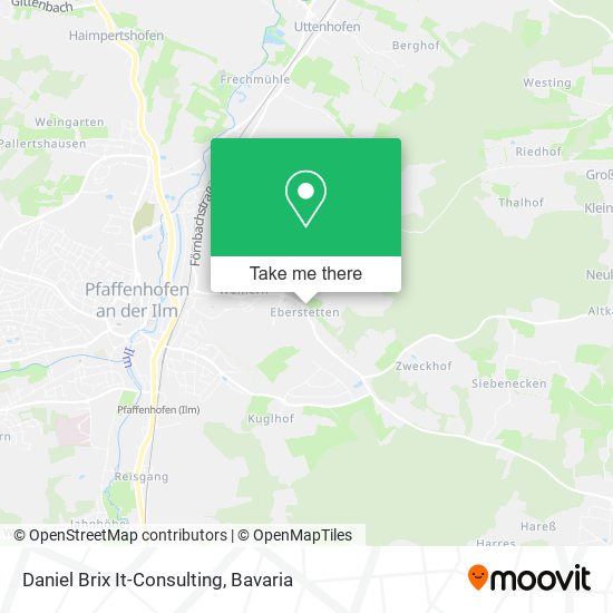 Daniel Brix It-Consulting map