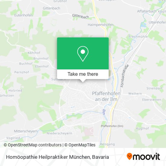 Homöopathie Heilpraktiker München map