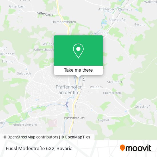 Fussl Modestraße 632 map