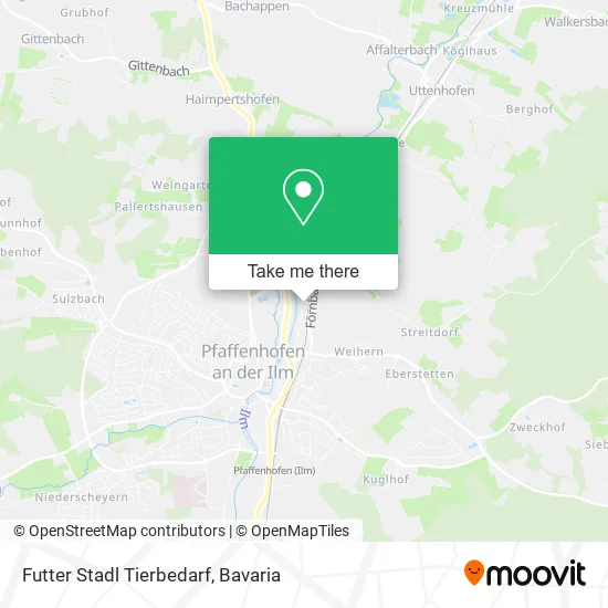 Карта Futter Stadl Tierbedarf