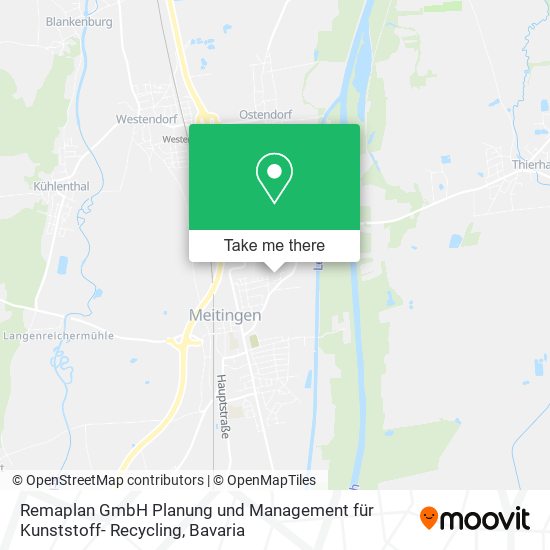 Remaplan GmbH Planung und Management für Kunststoff- Recycling map