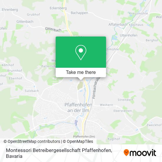 Montessori Betreibergesellschaft Pfaffenhofen map