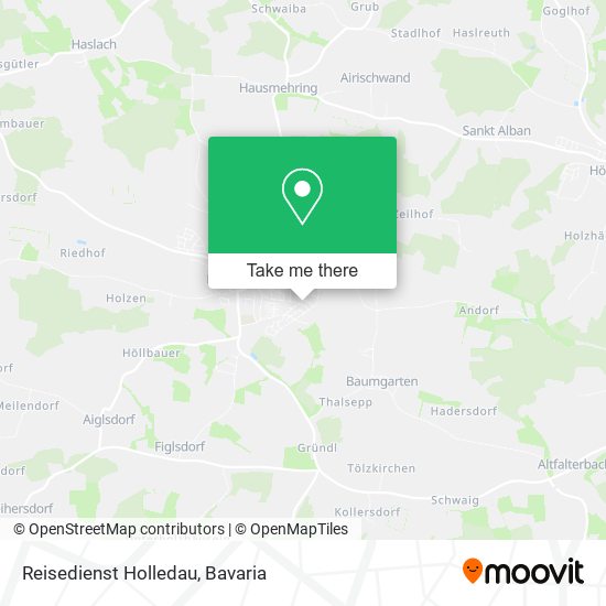 Reisedienst Holledau map